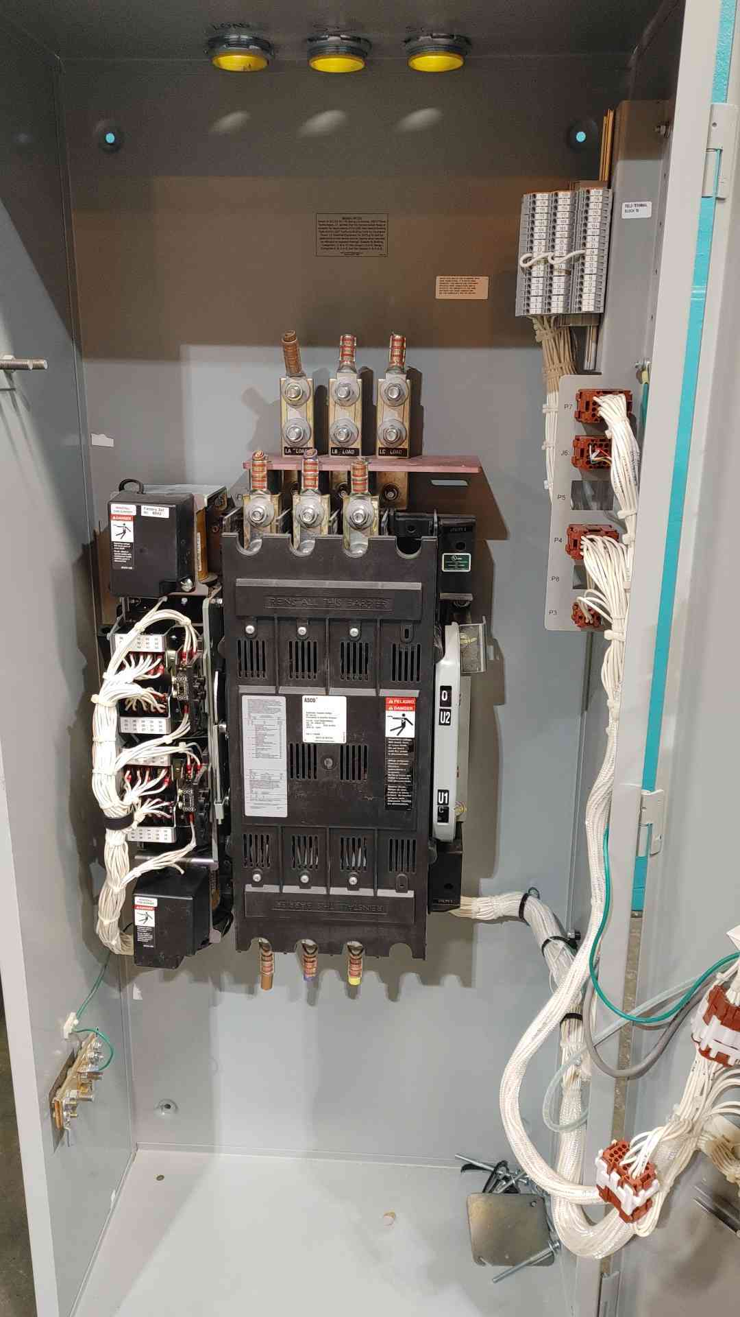 ASCO 7000 Series 200A Automatic Transfer Switch 480V 3Ph ATS J7ADTS030260N5XC