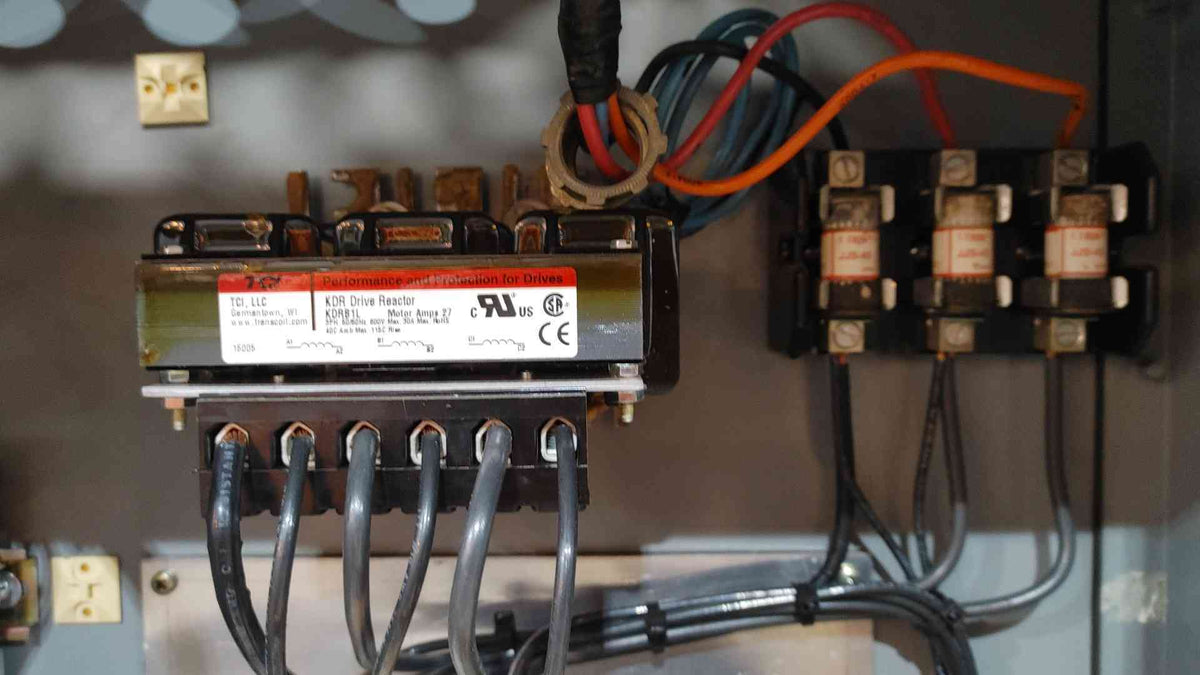 Allen Bradley PowerFlex 753 VFD Control Panel TCI Reactor Siemens Transformer