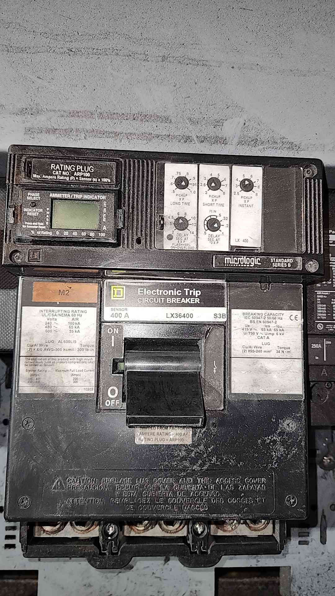 Square D NEMA 3R 1200A Outdoor I-Line Switchboard Panelboard 800A 400A 250A 60A Breakers