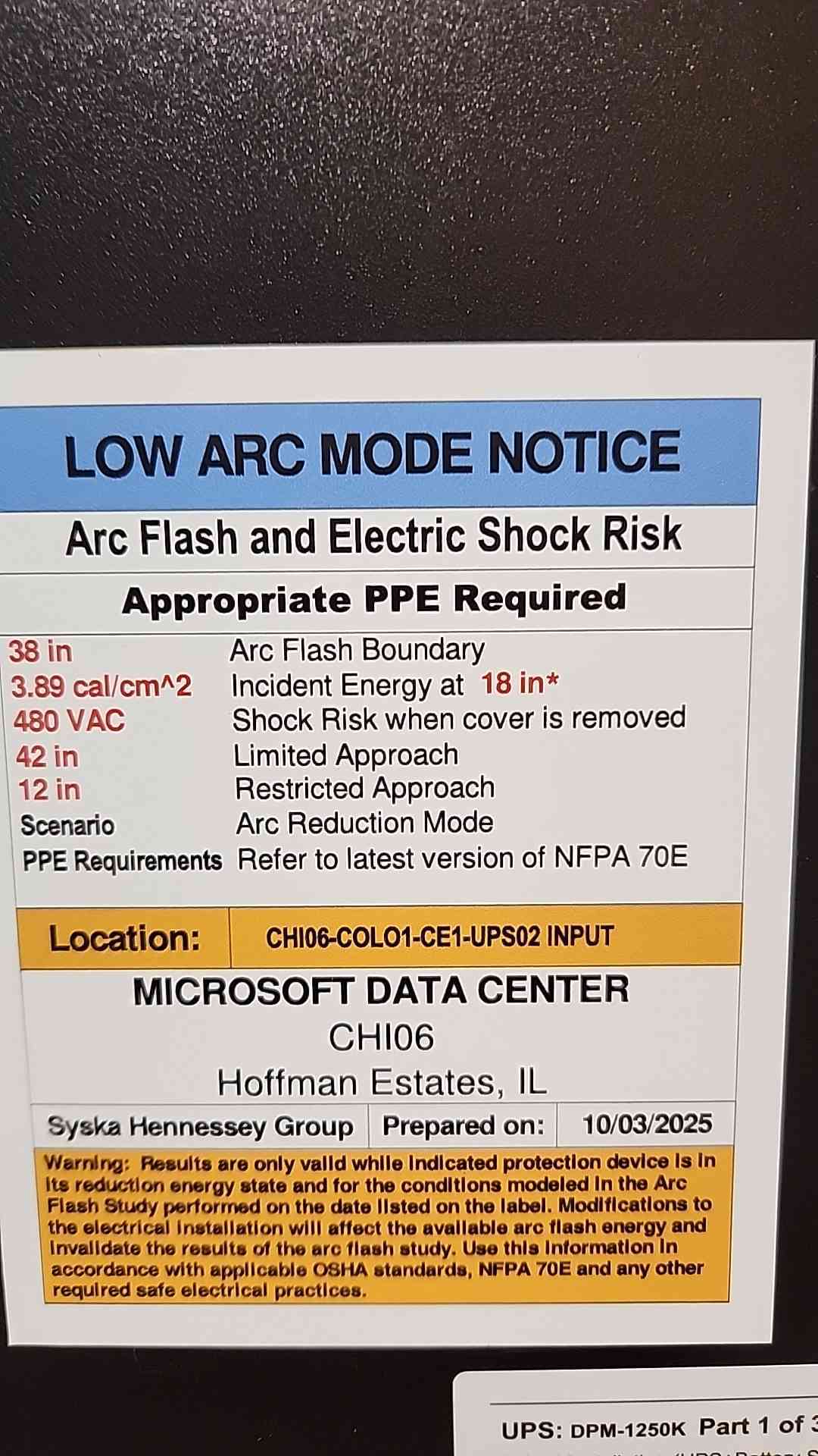 Delta Electronics UPS125DM88035D7 (DPM-1250K) 1250kVA/1250kW Uninterruptible Power Supply(Sku:115973)