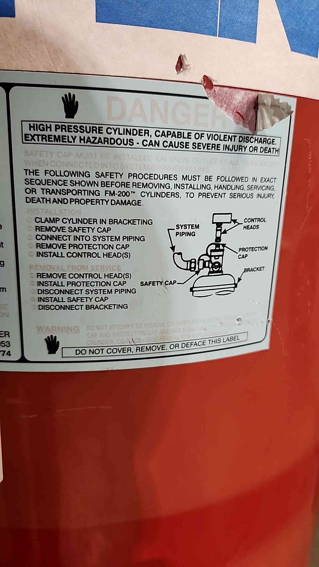 Fenwal 226 LBS FM-200 Fire Suppression System (SKU: 115967)