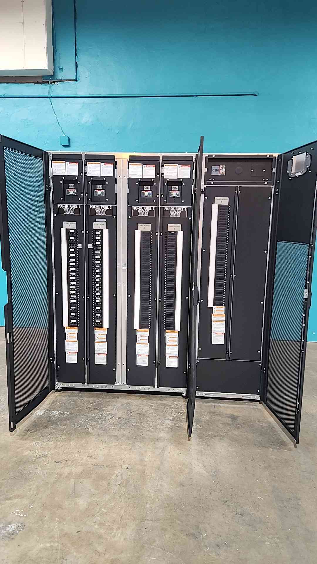 Liebert Emerson FDC Power Distribution Cabinet 208V 360A 3 Bay Data Center PDU