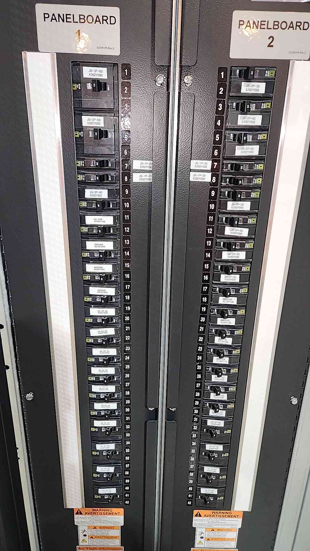 Liebert Emerson FDC Power Distribution Cabinet 208V 360A 3 Bay Data Center PDU
