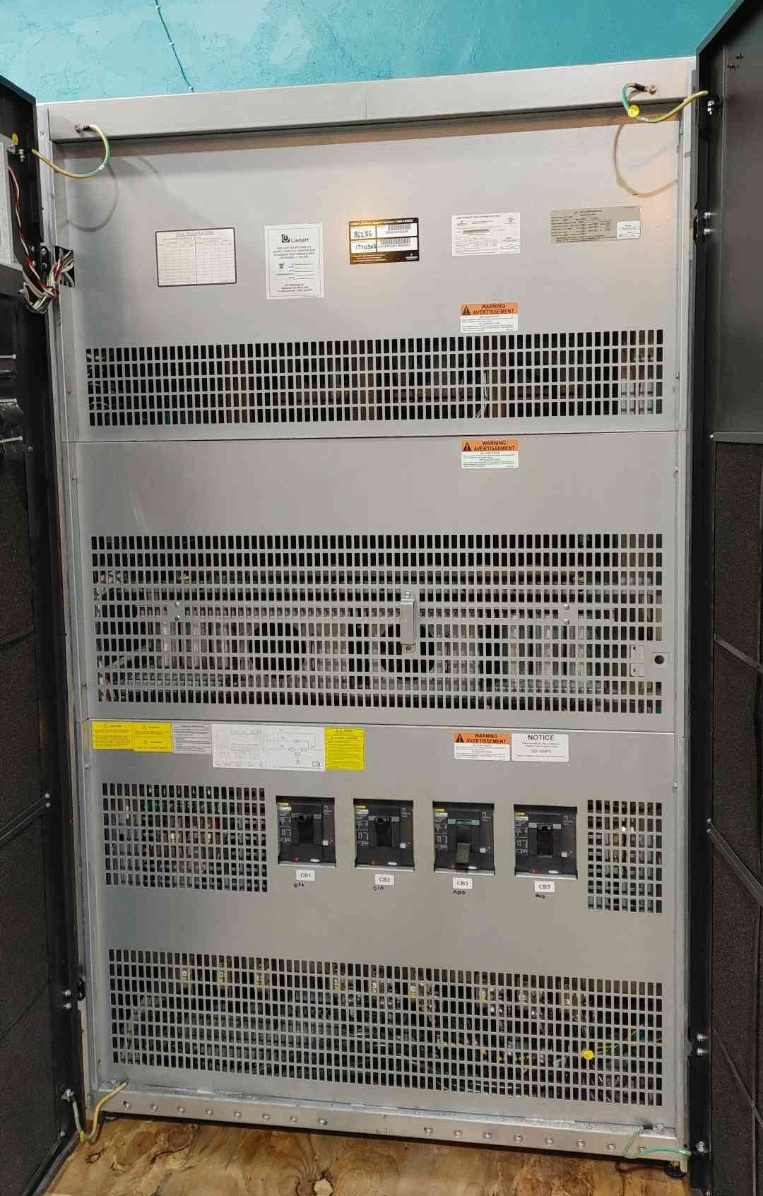 Liebert 160kVA UPS System 480V 3Ph 38SA160A0A00 w/ Battery & Bypass Cabinets