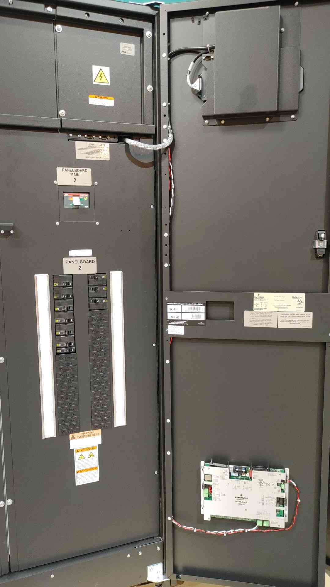 Liebert PPC 150kVA Data Center PDU 480V to 208Y/120V PPA150C w/ EXC Panel Cabinet
