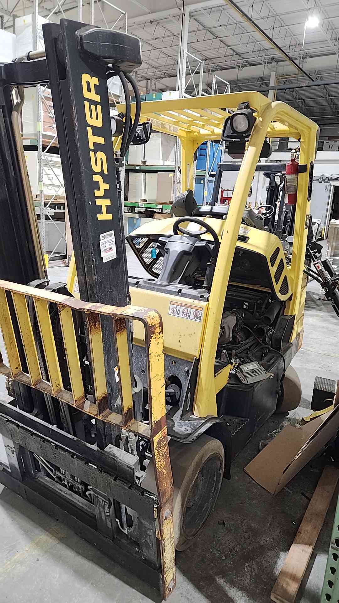 Hyster S70FT Fortis 7000lb Cushion Forklift DuraMatch Cascade Push Pull AS-IS