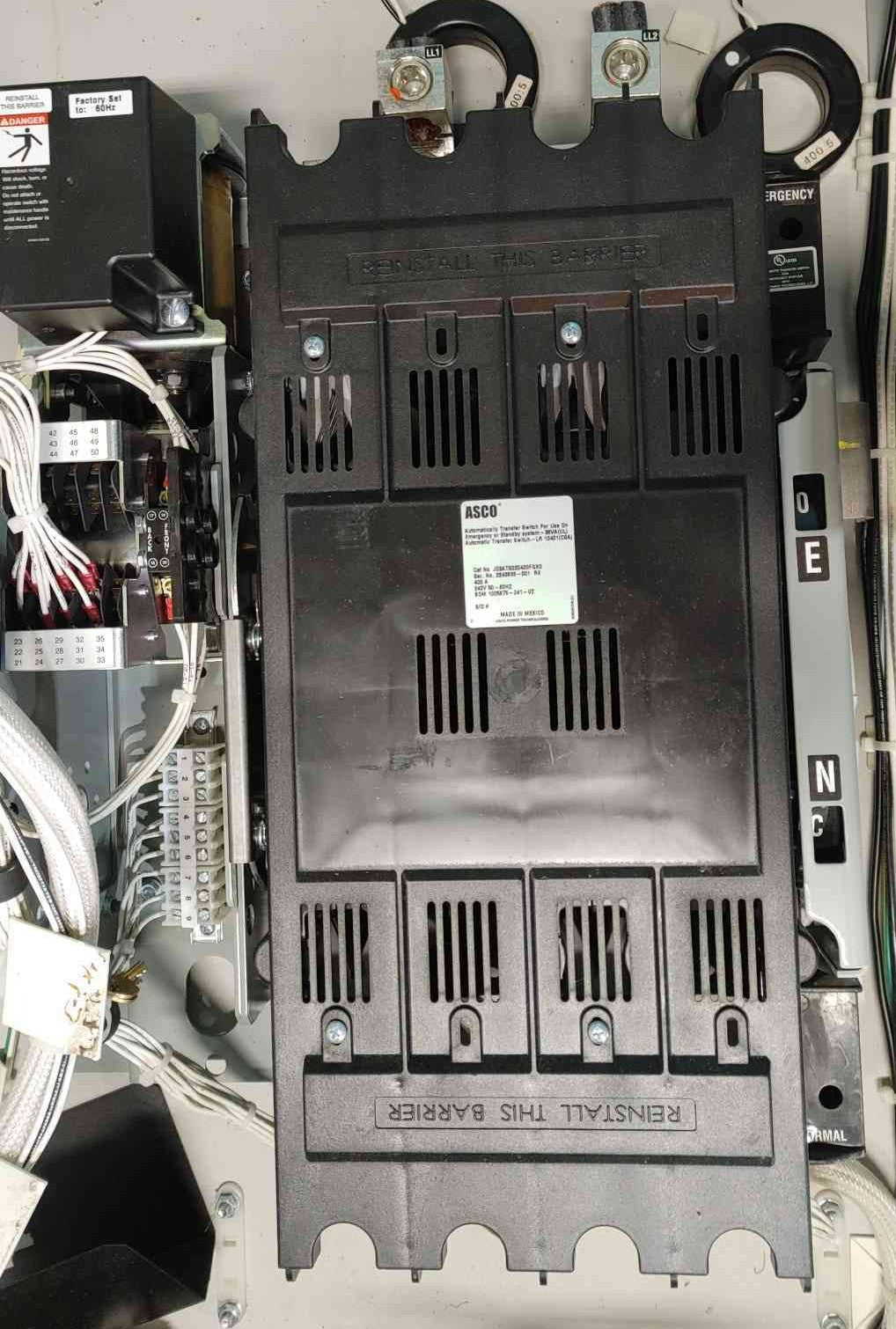 ASCO 300L Series 400A Automatic Transfer Switch 240V 1Ph ATS J0300L420400FGXC