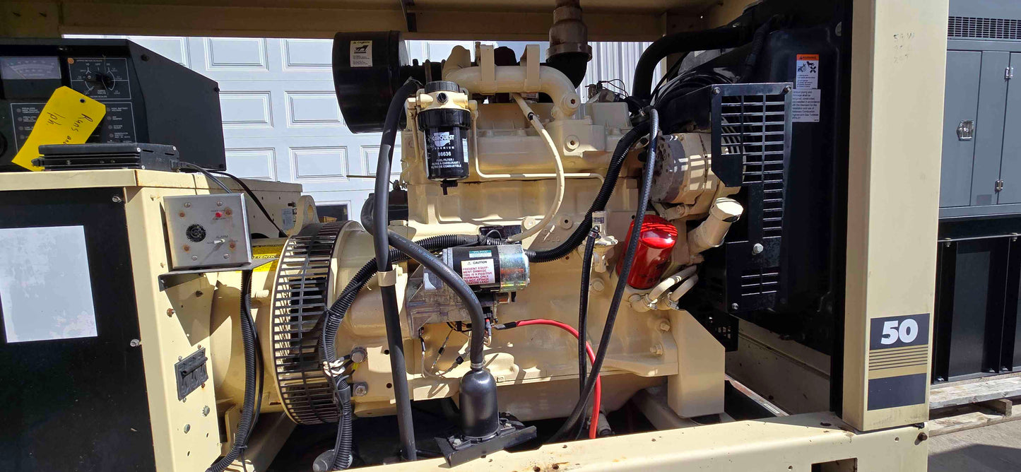 55KW Kohler 4039T John Deere Diesel Generator 1383Hrs TESTED