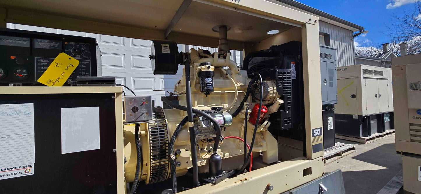 55KW Kohler 4039T John Deere Diesel Generator 1383Hrs TESTED