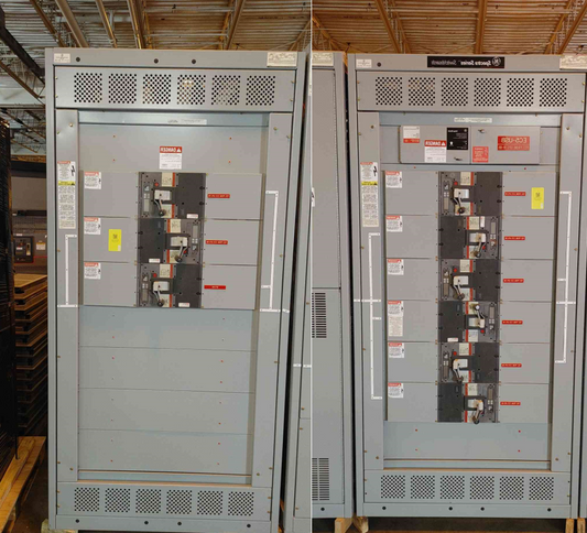 4000A GE Spectra Series Switchboard 2 Section 9 Breaker 800A Distribution 3PH 4W 480Y/277V SKPP36BF0800 (108273)