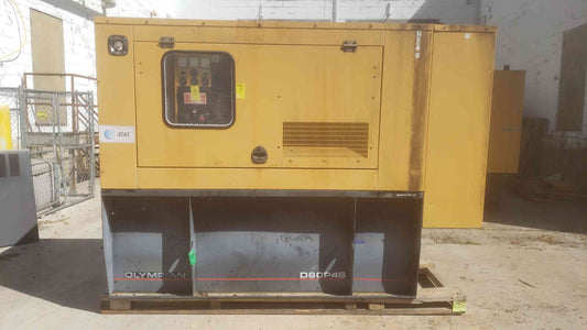 60KW CAT OLYMPIAN 1PH Diesel Generator D60P4S 848Hrs TESTED (SKU: 110803)
