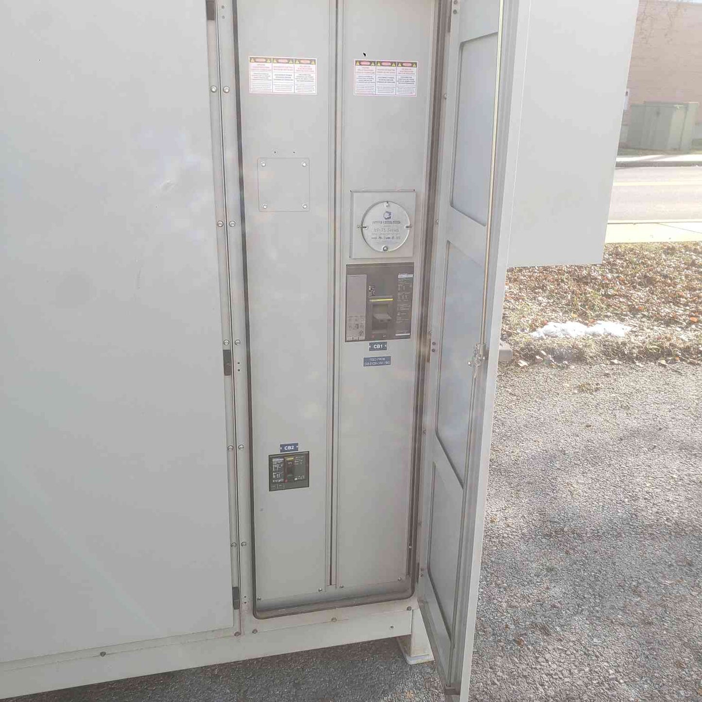 500KVA Powersmiths 480v x 240/120v Crypto Outdoor Transformer ESW-500-E20H-480-415_10-1PH-480-240-MON-WEB-IR Unit Substation (SKU: 111632)