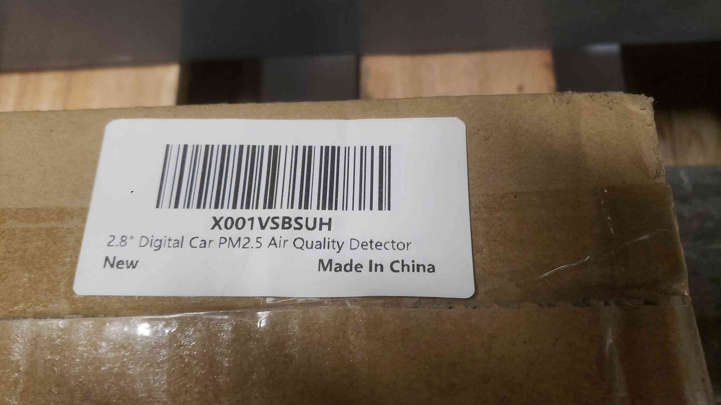 New In Box 2.8" Digital Car PM2.5 Air Quality Detector X001VSBSUH (SKU: 112315)
