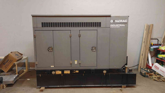Generac SD15 15kW Industrial Diesel Standby Generator 120/240V 1-Ph 334 Hrs 2016 TESTED (112711)