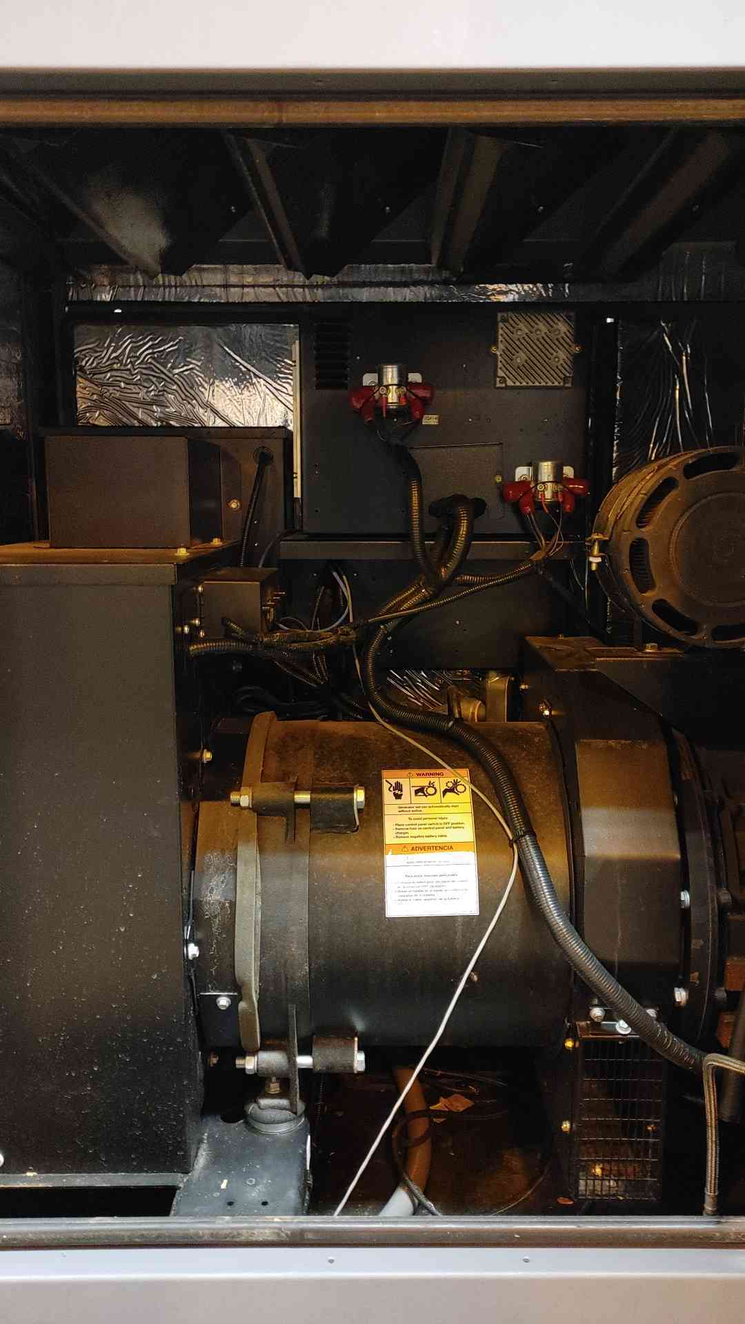 Generac SD15 15kW Industrial Diesel Standby Generator 120/240V 1-Ph 334 Hrs 2016 TESTED (112711)