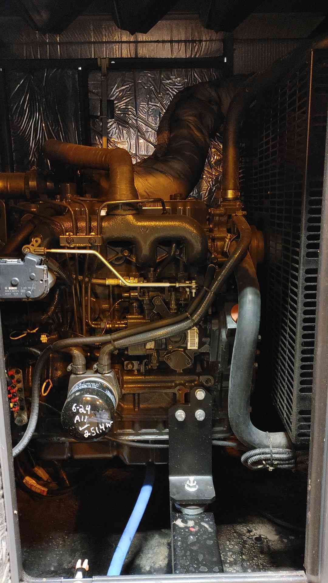 Generac SD15 15kW Industrial Diesel Standby Generator 120/240V 1-Ph 334 Hrs 2016 TESTED (112711)