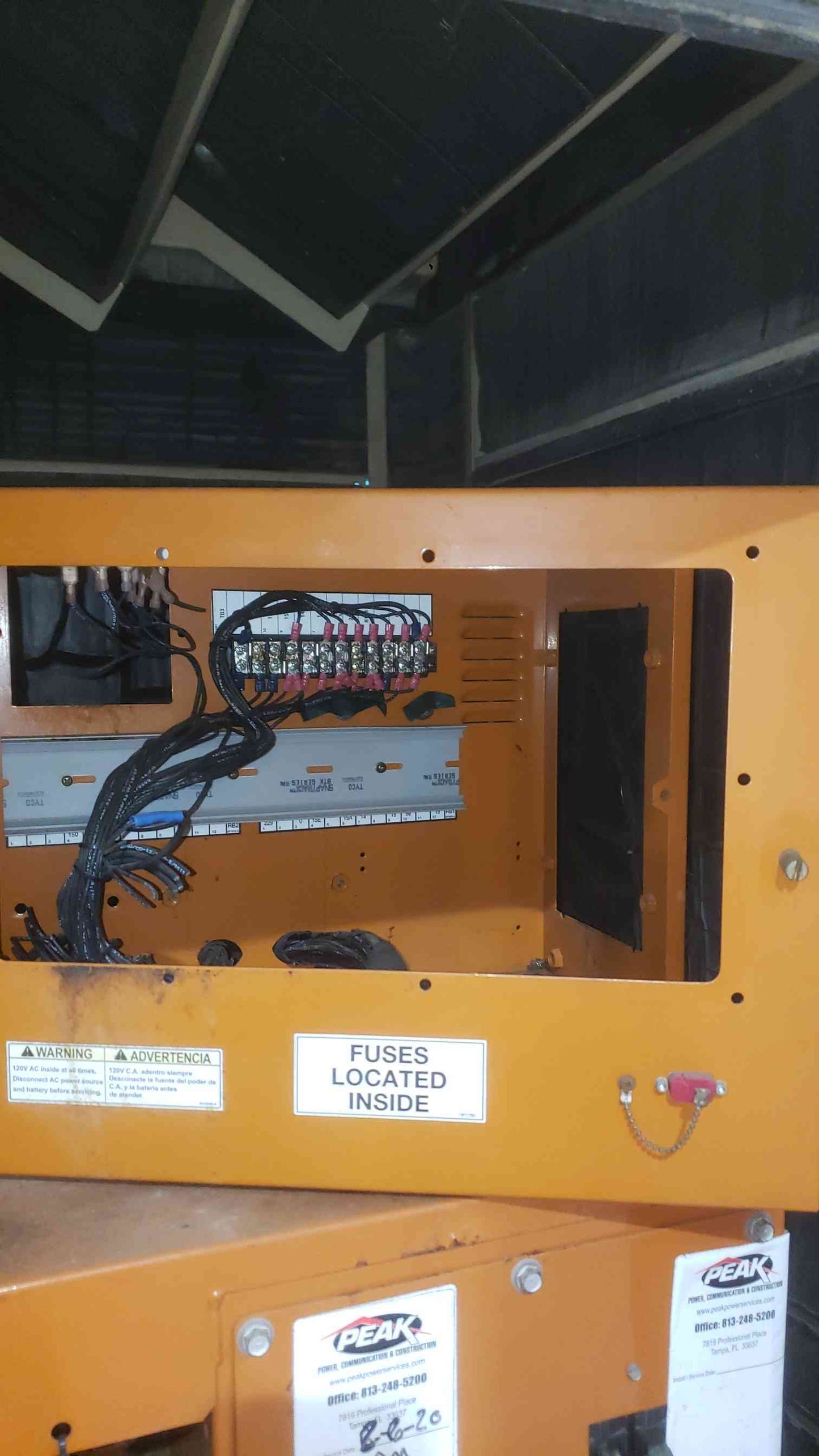 60KW GENERAC SD060 120/240 250A 1PH Diesel 42 Hrs. AS-IS