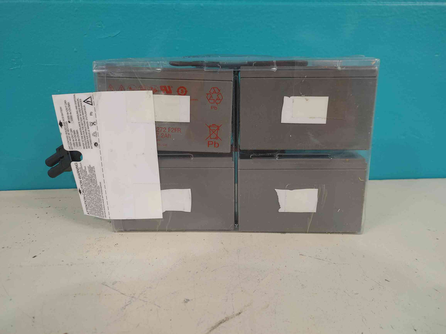 New In Box New CSB GP1272 F2FR 12V 7.2Ah 4-Pack Battery Cartridge for APC UPS Power Module