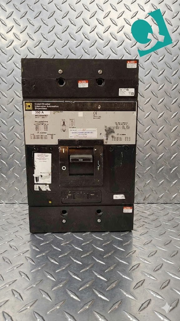 Square D 350A 3 Pole Circuit Breaker 600VDC 250VAC 65KA MHL363501027(104727)