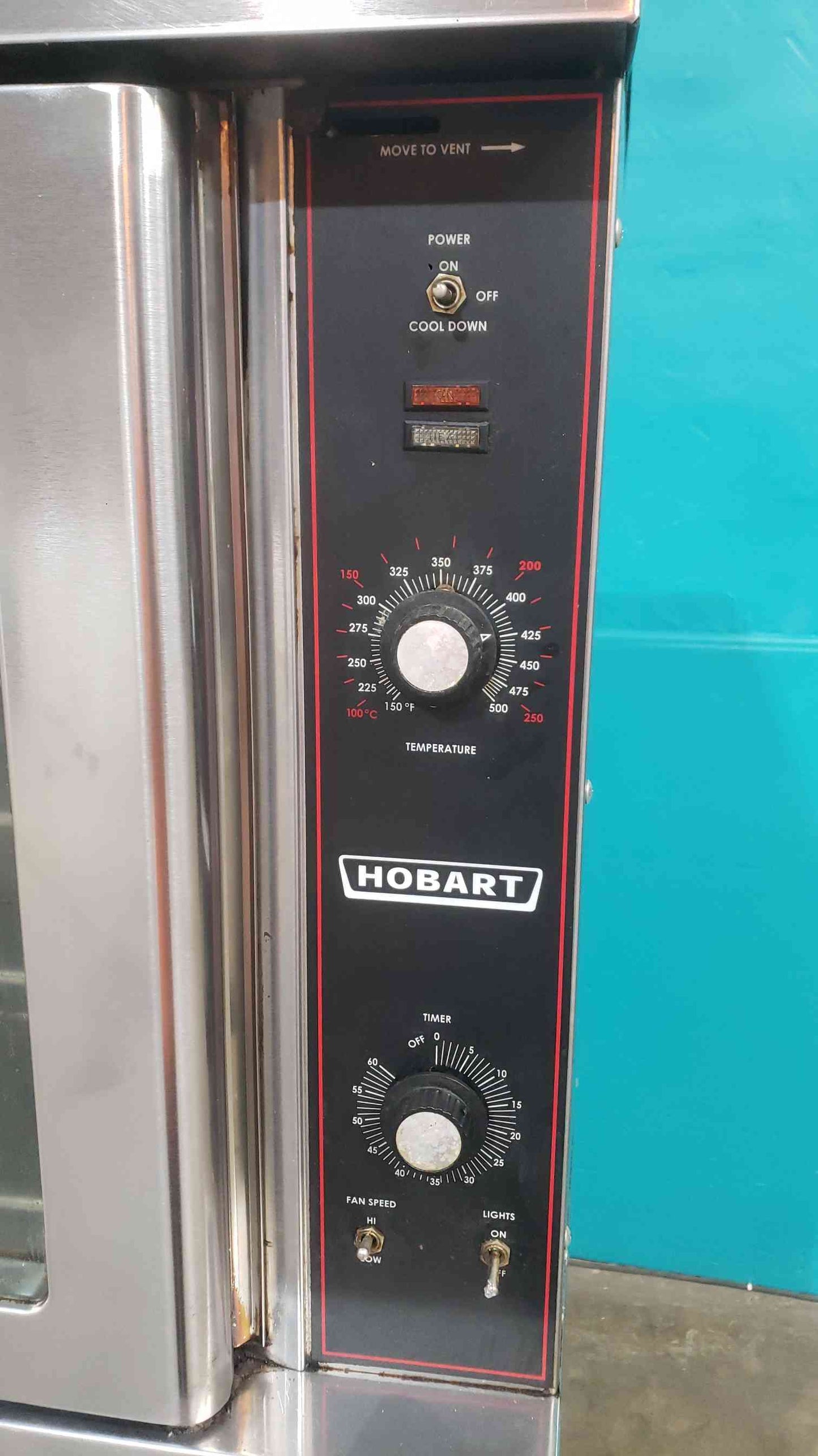 Hobart HEC5 Double Deck Electric Convection Oven 480V 3 Phase Commercial Stainless