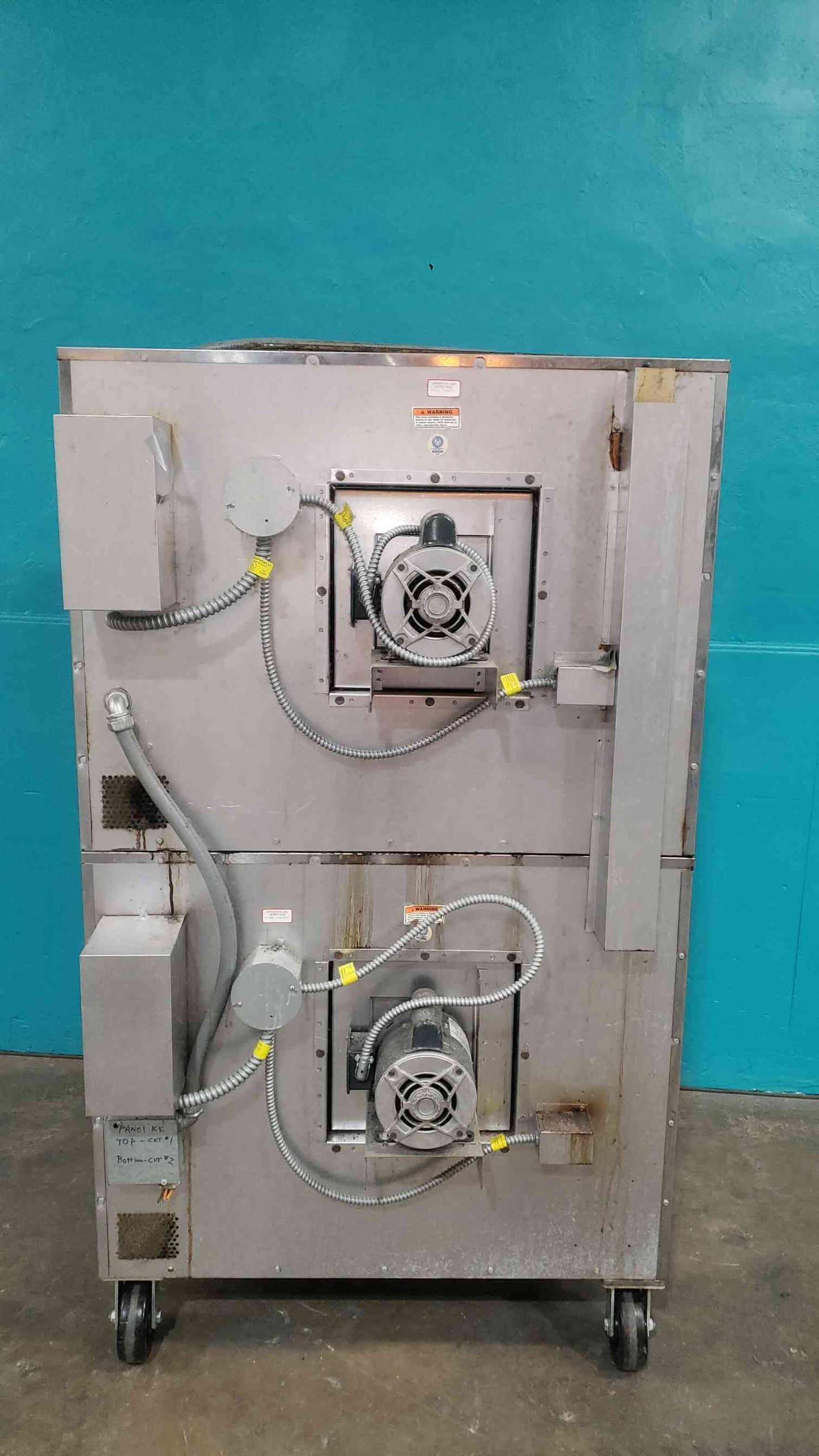 Hobart HEC5 Double Deck Electric Convection Oven 480V 3 Phase Commercial Stainless