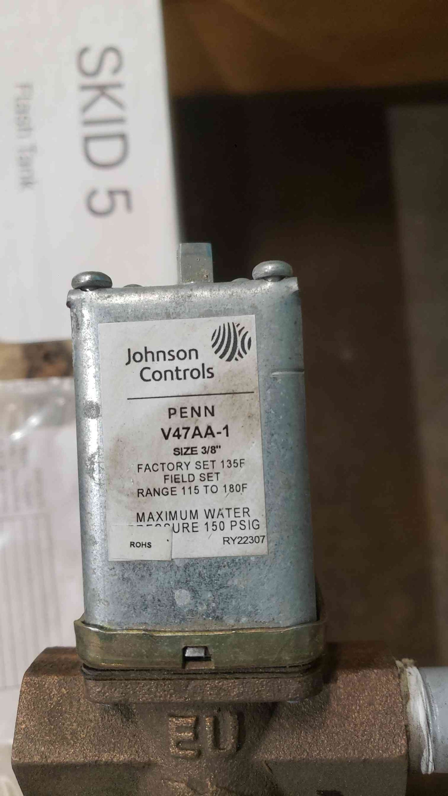 New New Johnson Controls PENN V47AA-1 Valve Dual Flash Tank Heat Exchanger Skid 5