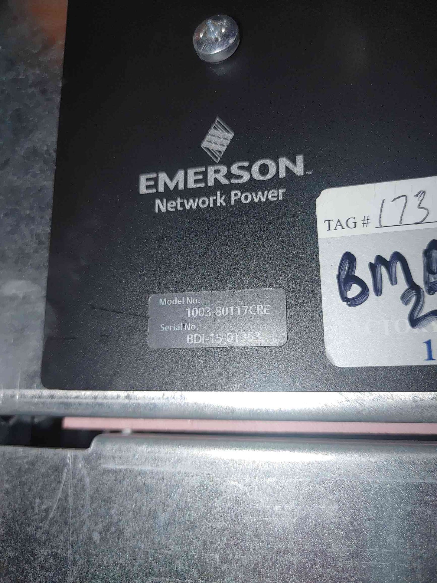 Liebert NX UPS Three Phase Power Cabinet Emerson 1003-80117CRE Vertiv Data Center