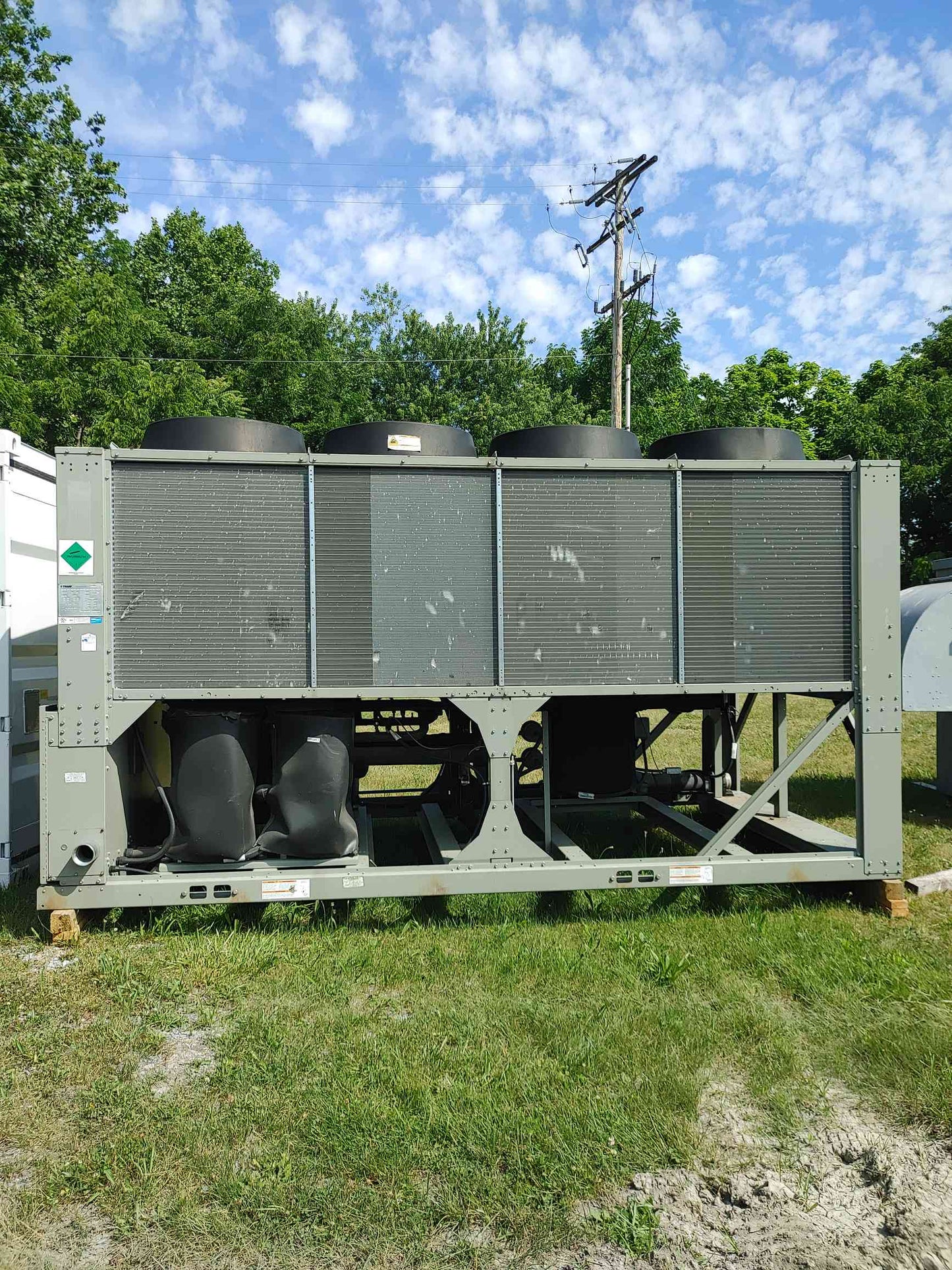 Trane 120 Ton Air Cooled Chiller CGAM 460V 3PH R410A Commercial Scroll HVAC Pack