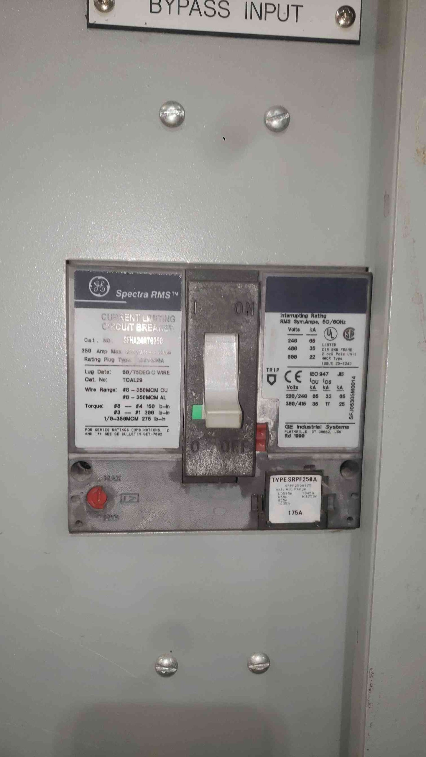 Ametek DPP 15 kVA Industrial UPS System 480V to 120V Tower DPP015 GE Breakers