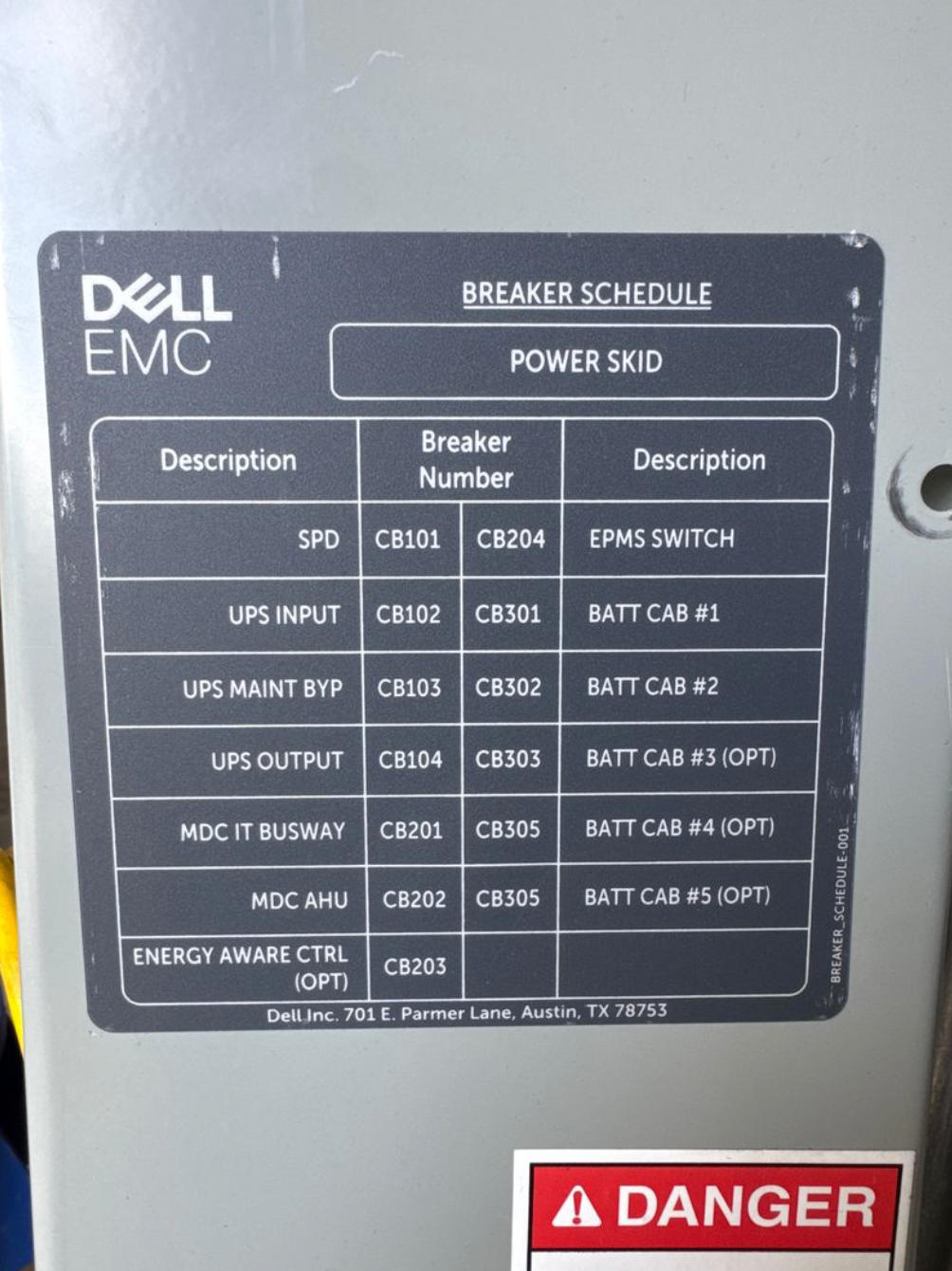 Eaton Pow-R-Line PRL-C 800A Switchboard NEMA 3R 415/240V L630H-C Breaker Panel