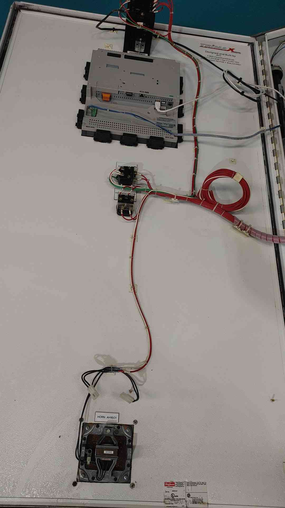 Trimax Pro Environmental Thermal Oxidizer PLC Control Panel Hoffman Allen Bradley