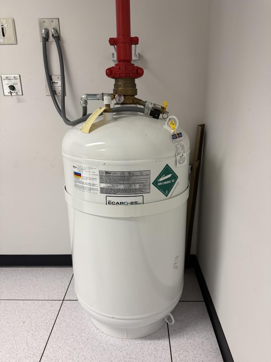 Fike Fire Suppression Cylidener HFC-125 Ecaro25 471Lbs Agent Weight