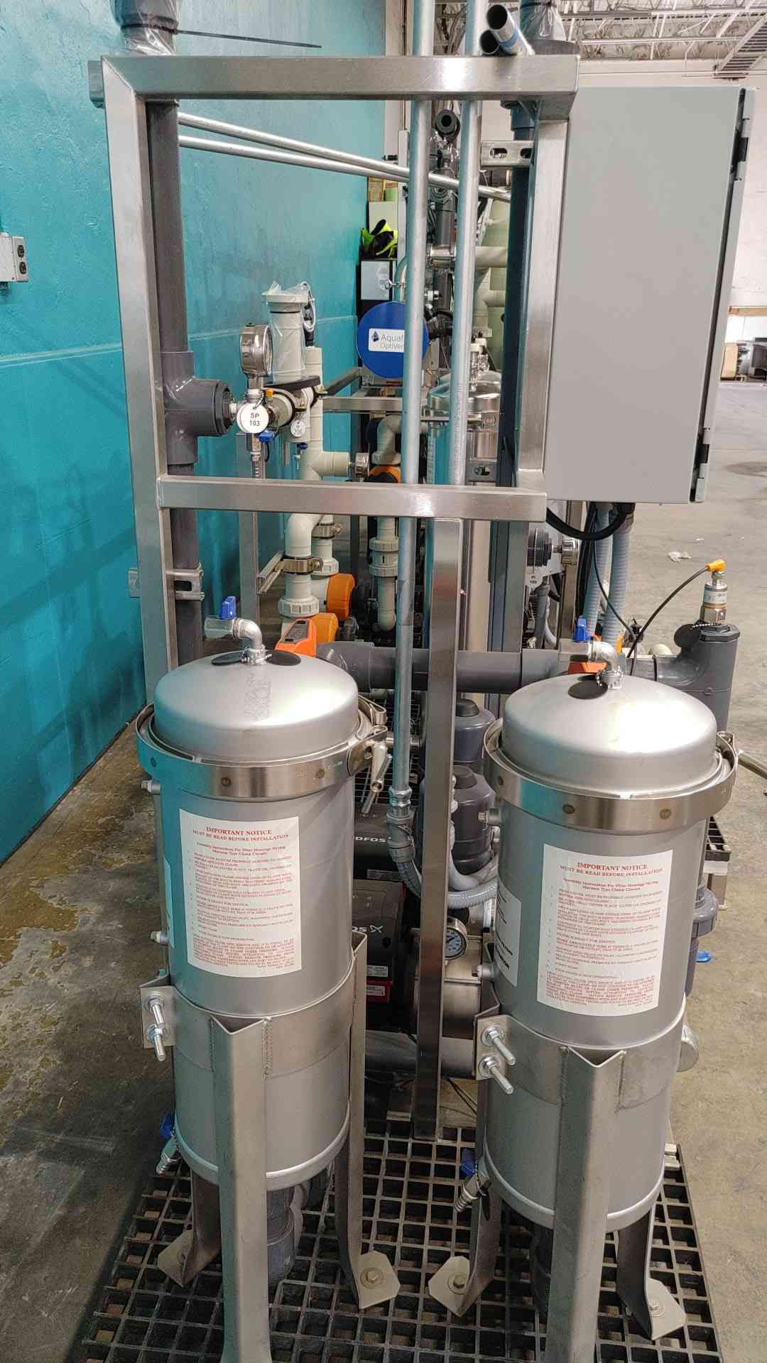 New Aquafine 480V 3PH 26FLA ASTIM Type II Water System (Sku 114172)