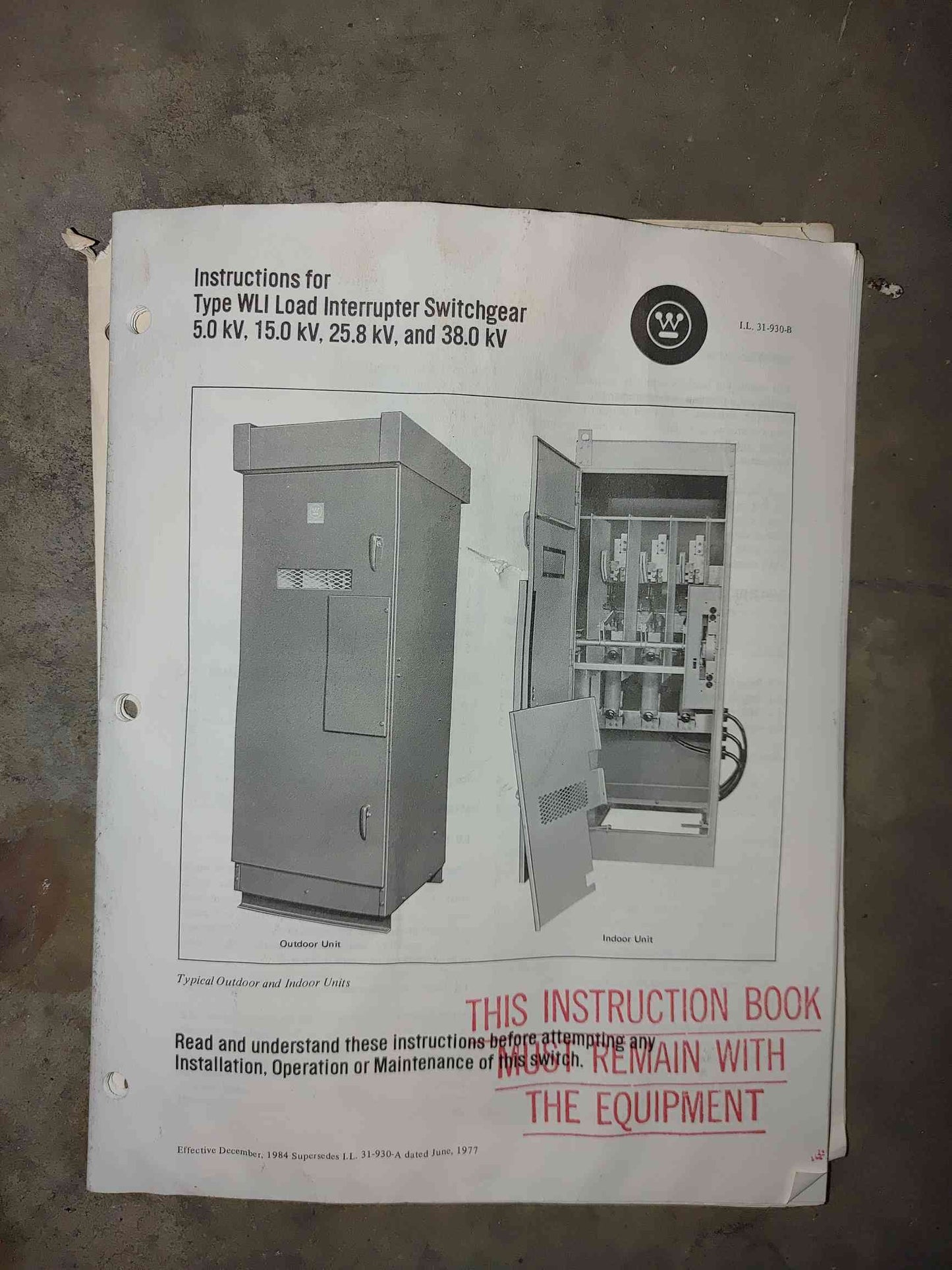 Westinghouse WLI 15kV 600A Load Interrupter Switchgear Lineup 15 kV 2 Bay