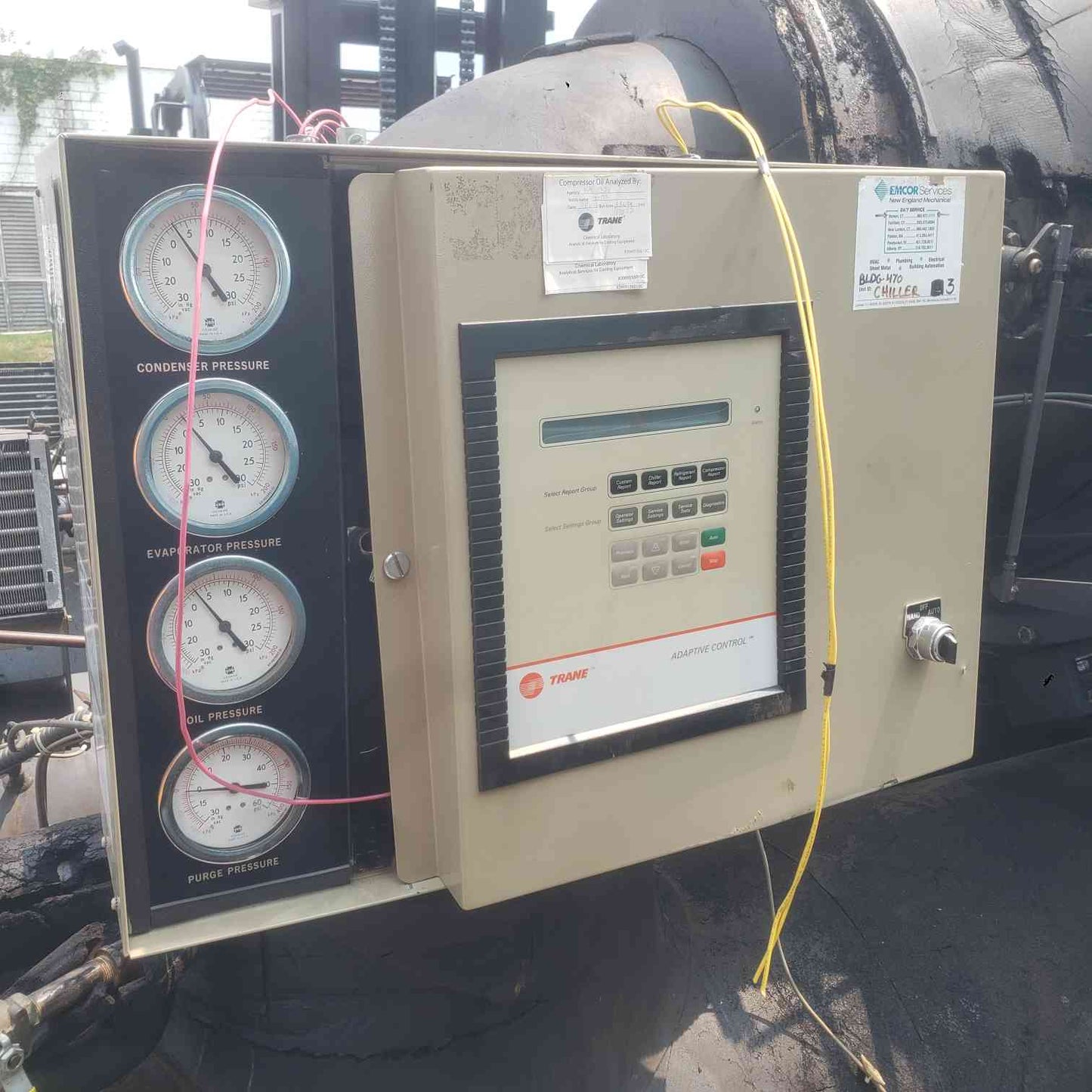 Trane CVHE-032F 320 Ton Centrifugal Chiller 460V R-123 UCP2 FastPak Panel
