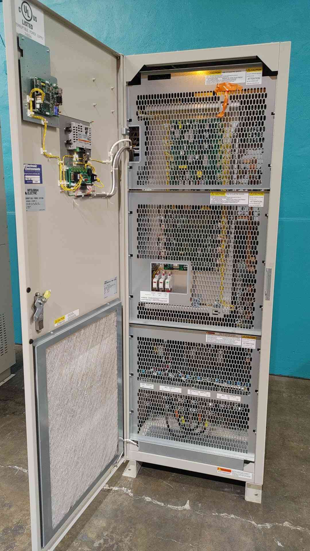 Mitsubishi Aegis UP9933A 100kVA 90kW 480V 3 Phase Uninterruptible Power Supply