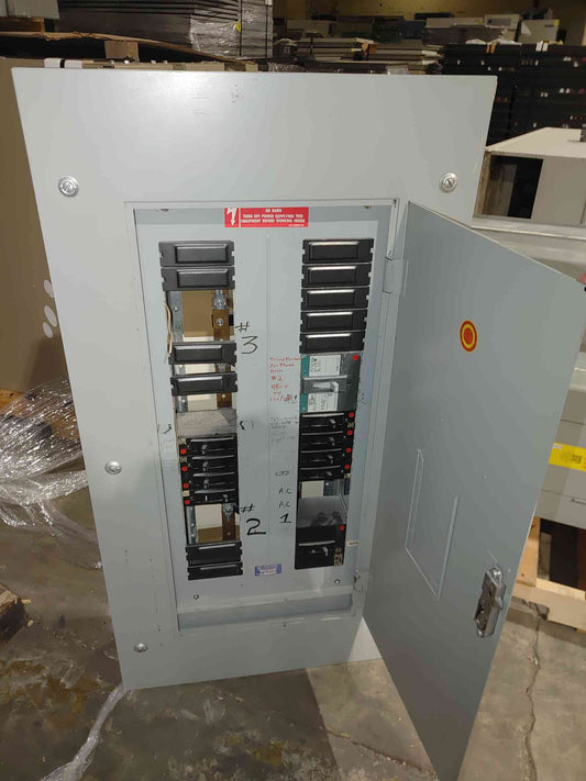 GE Type NHB 100A 480V 3PH Panelboard Enclosure TEY 20A 1P 45A 100A 3P Breakers