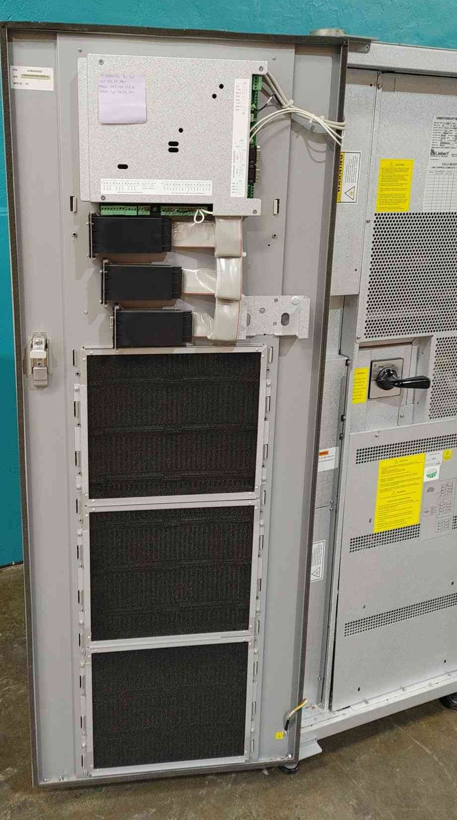 Liebert NXB 30 Uninterruptible Power System 30KVA 24 kW 3ph 208/120V & Battery Cabinet UPS12-150MR 120 Amps DC