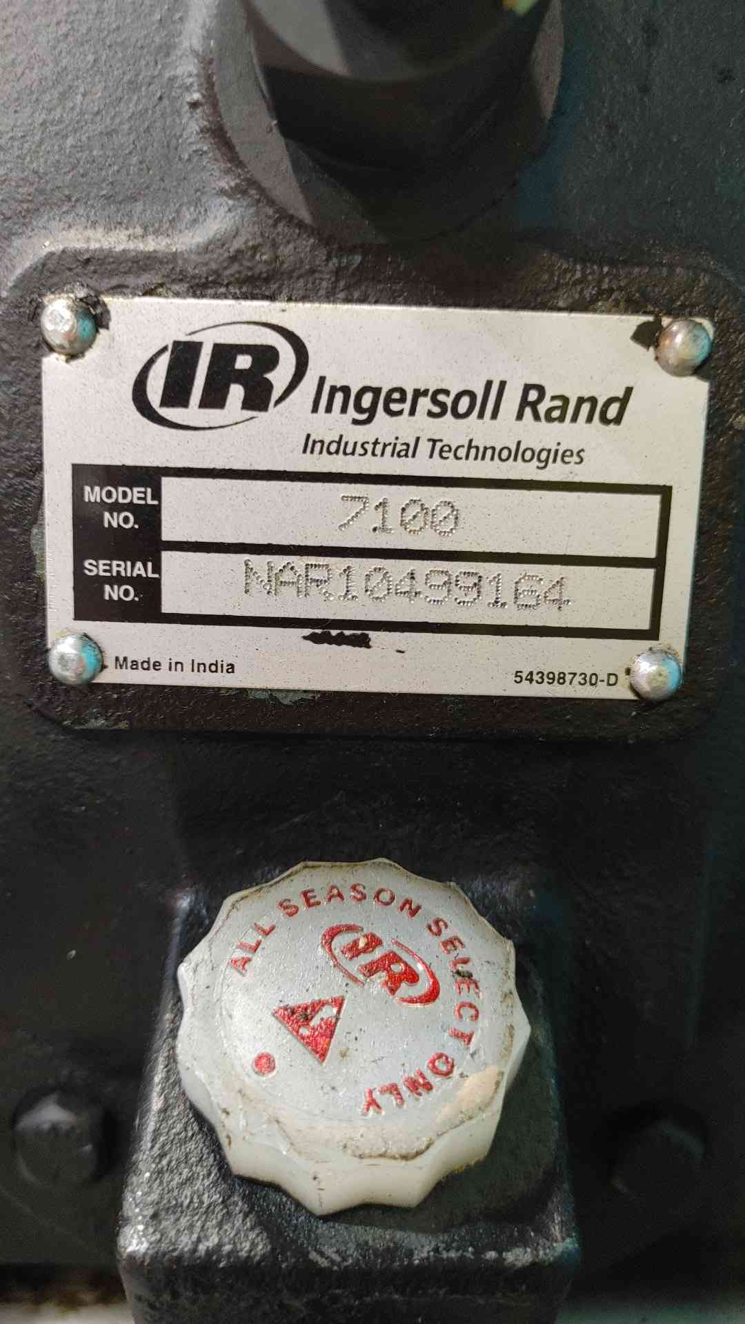 Ingersoll Rand T30 Duplex Air Compressor 7100 10D Pump 7.5HP 230/460V 3PH Tank