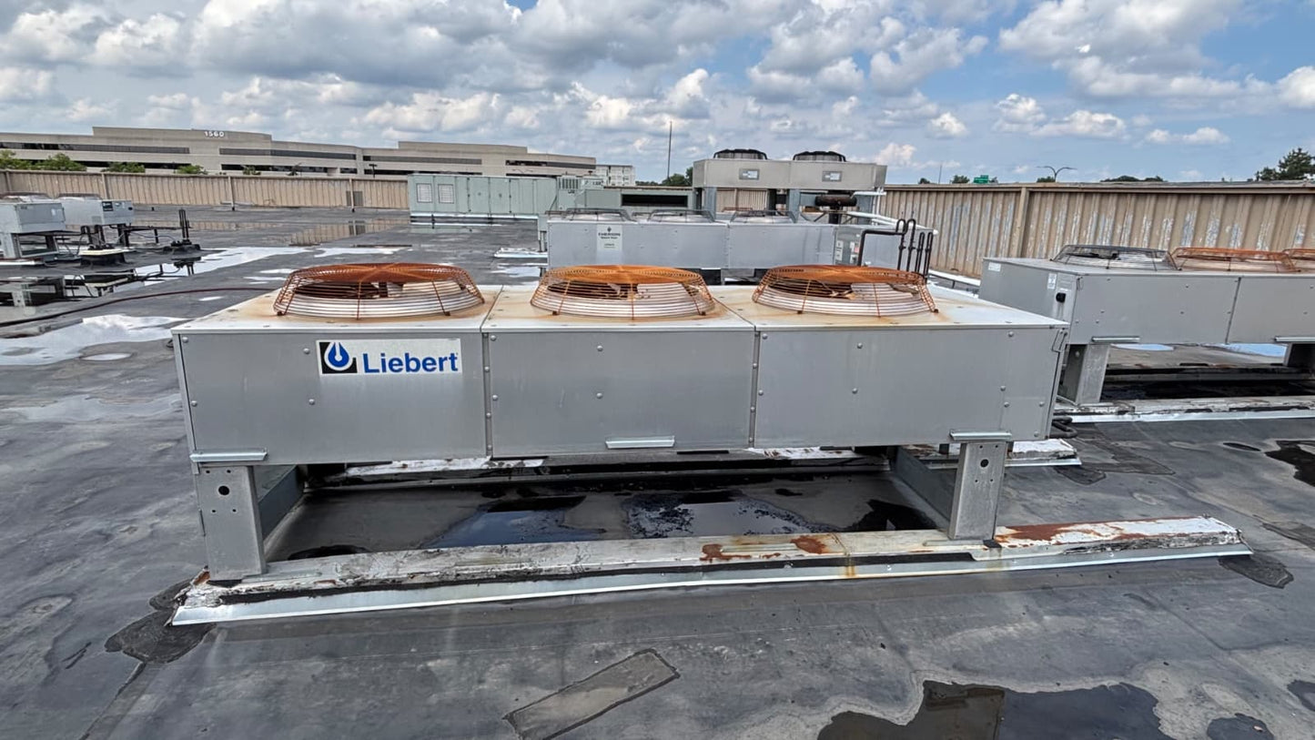 Liebert DCDF308-A Outdoor Air Cooled Condenser 3-Fan 460V 3PH Data Center 2006