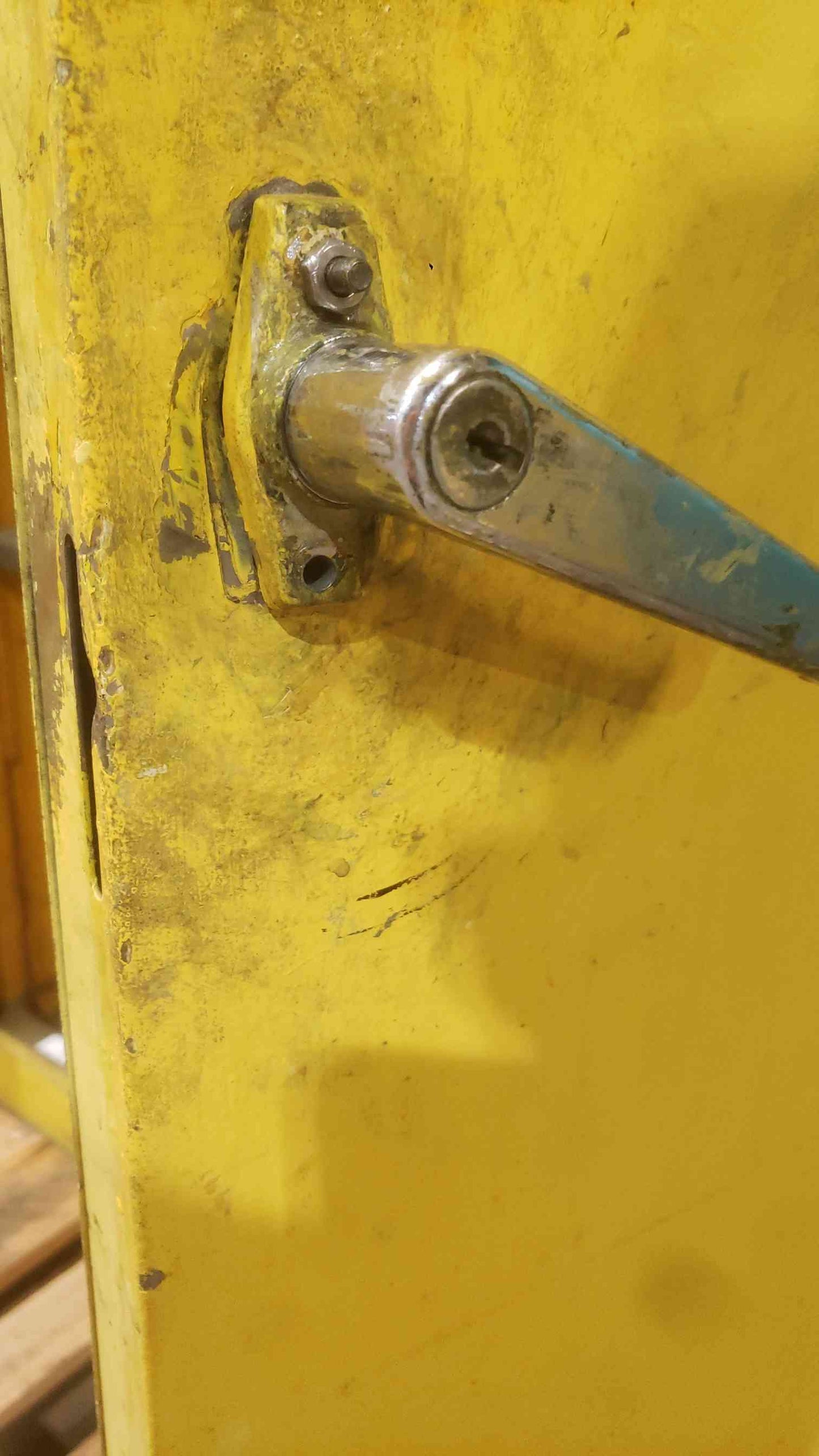 Justrite 25450 45 Gal Flammable Safety Storage Cabinet Yellow 2 Door Metal