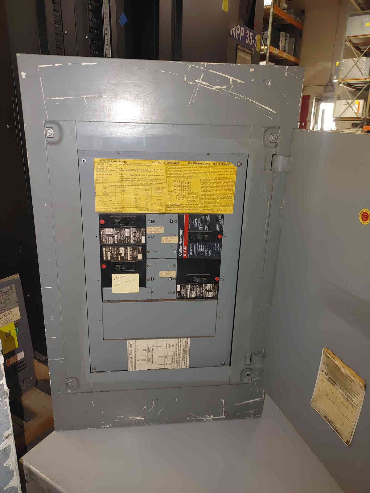 Cutler-Hammer Pow-R-Line 225A C PRL1a Panelboard 208Y/120V 3PH 4W w/ 3P Breakers