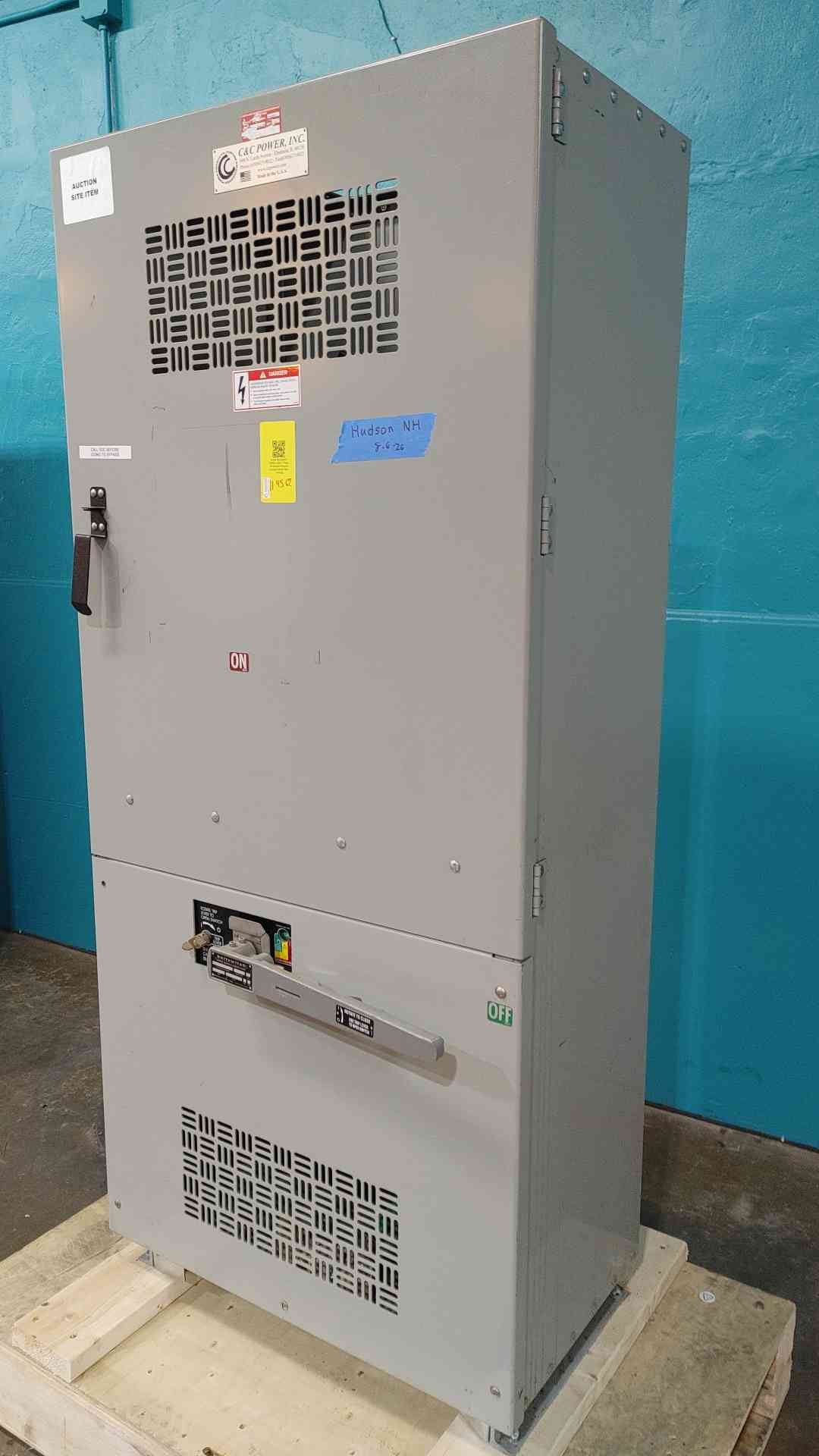 C&C Power 2000A 600VDC Disconnect Cabinet Boltswitch WLDC2610-ST Battery Switch