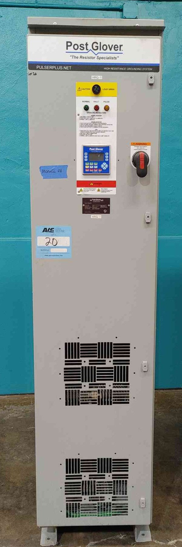 Post Glover HRG-2 High Resistance Grounding System | 480V 277V 60Hz 1-Phase NEMA 1 PL48YF1E00-P