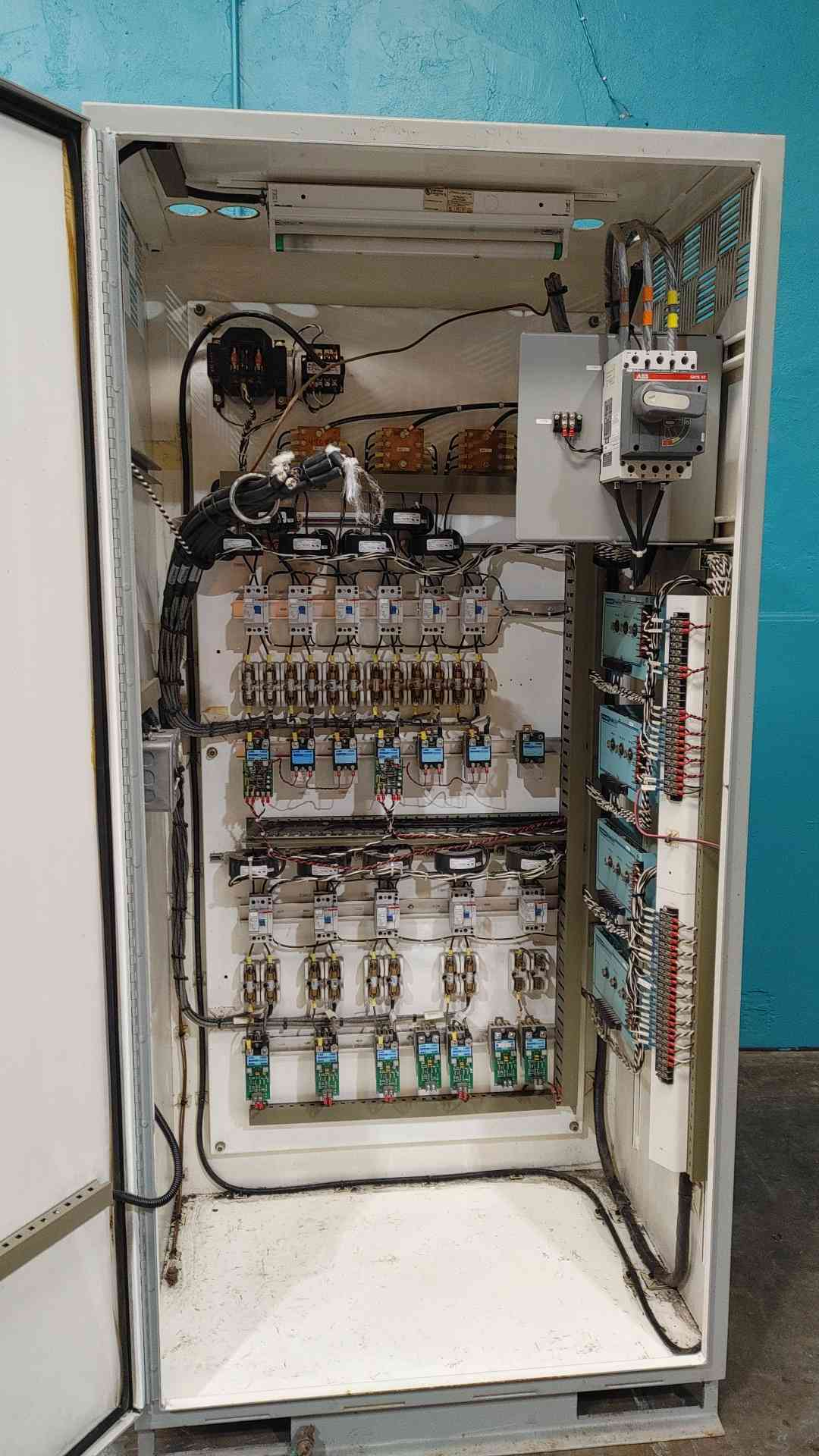 Robicon SCR Power Control Panel 480V 3PH 60A 49kW Heater Panel Halmar Robicon