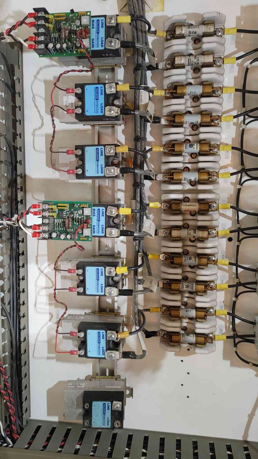 Robicon SCR Power Control Panel 480V 3PH 60A 49kW Heater Panel Halmar Robicon