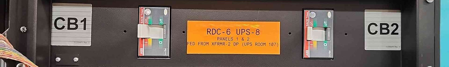 Liebert Vertiv RDC442SB25 Remote Distribution Cabinet PDU 208V 250A Data Center