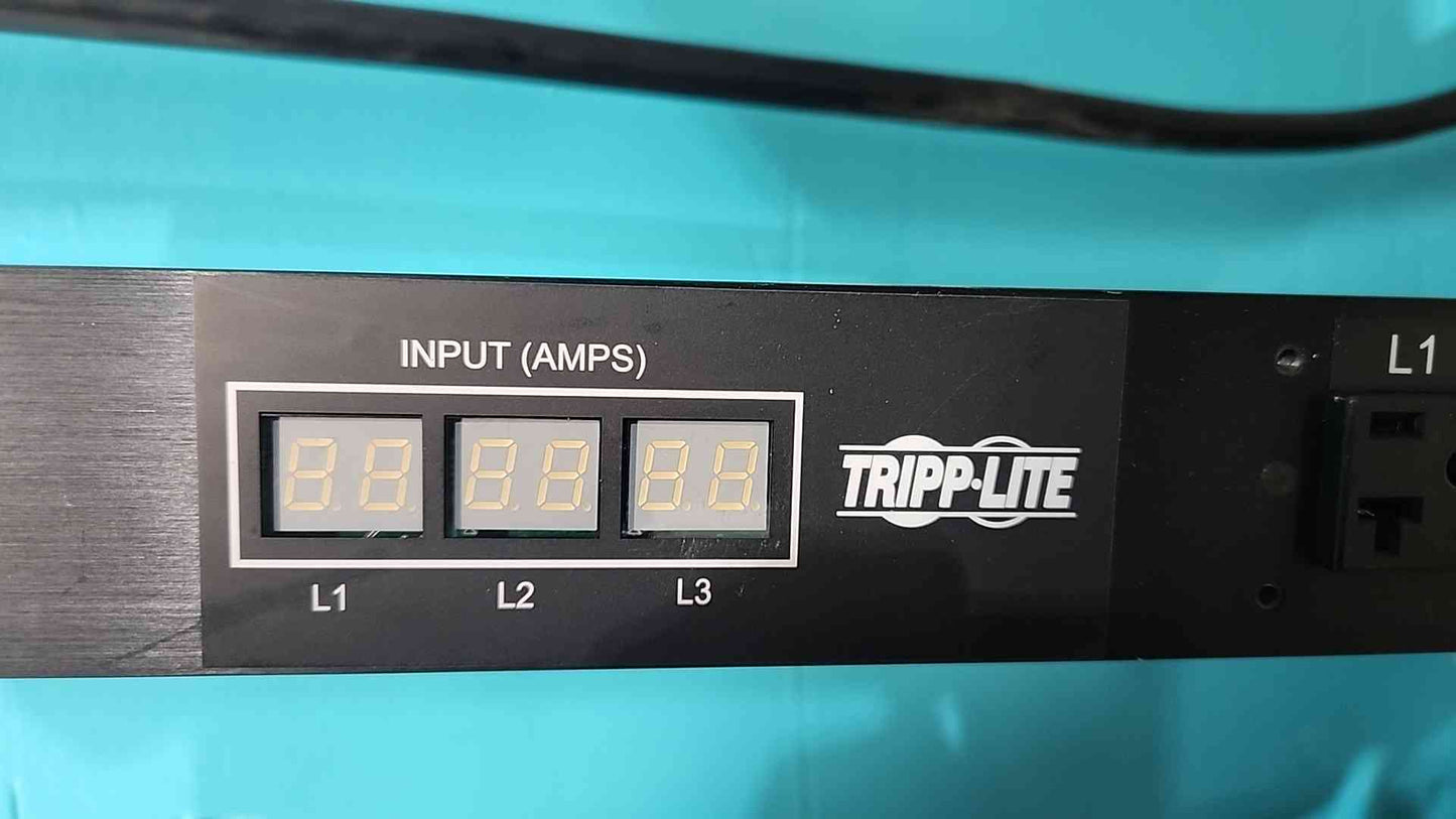 Tripp Lite PDU3MV6L2130 208V 3PH Metered 0U Rack PDU L21-30P C13 C19 5-15/20R