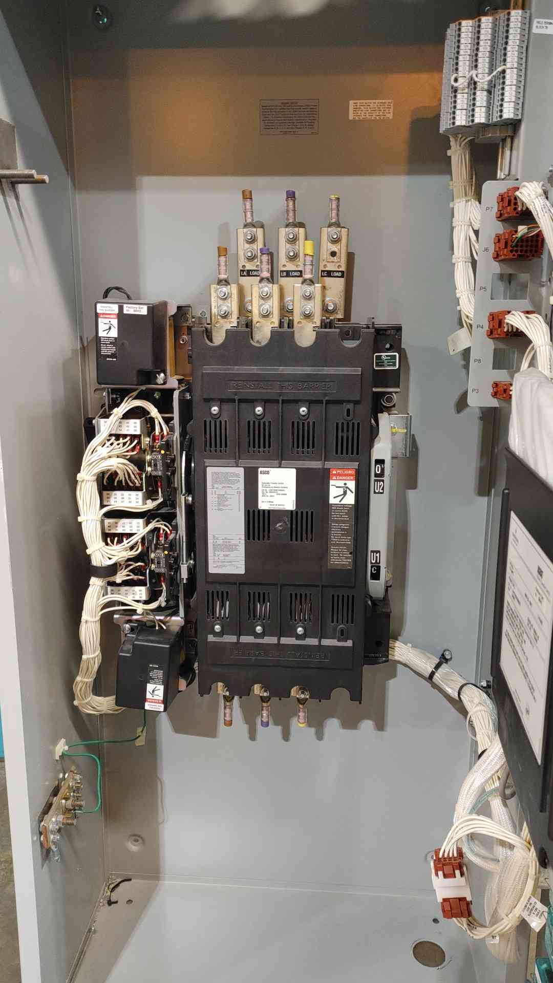 ASCO 7000 Series 150A Automatic Transfer Switch 480V 3Ph ATS J7ADTS030150N5XC