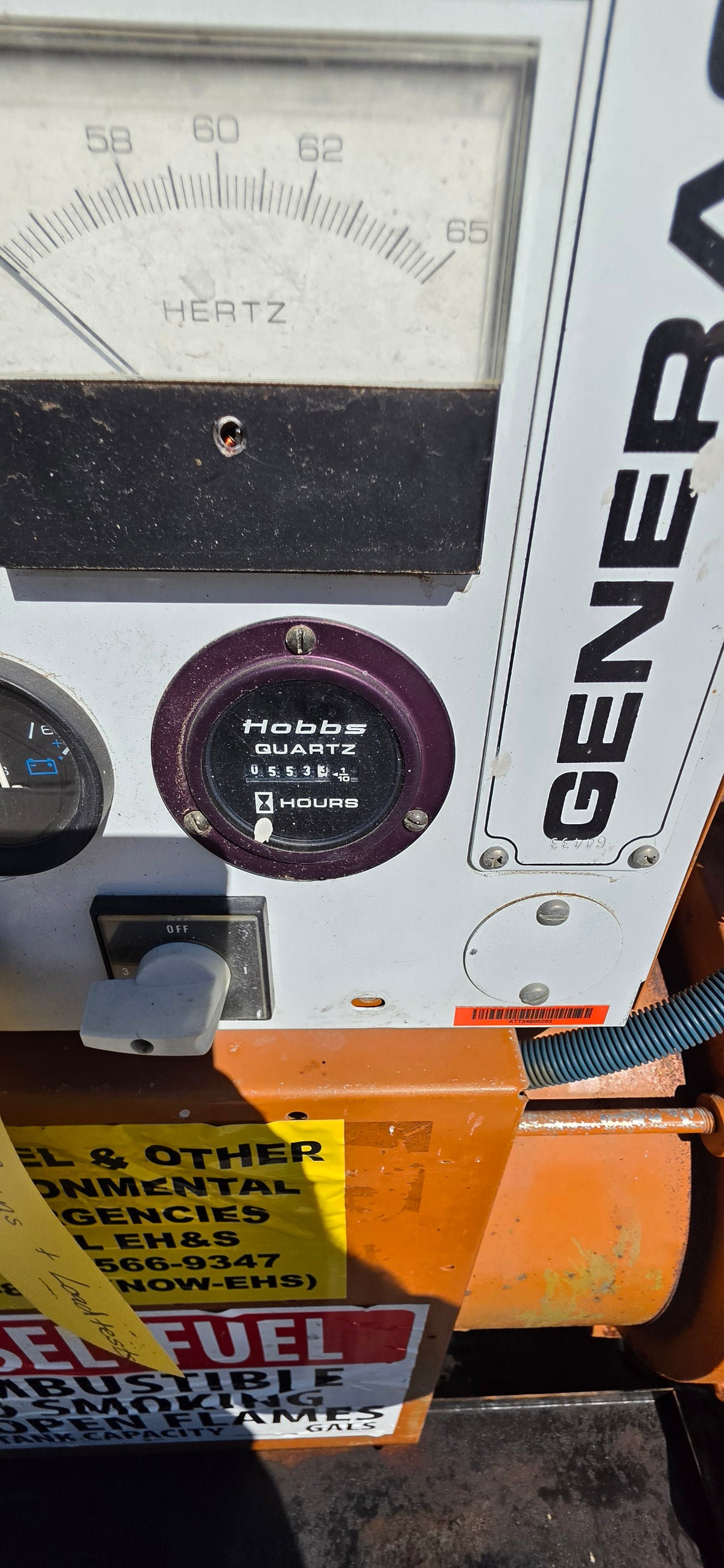 30KW Generac 3.0L Turbo Diesel Generator 120/240V 1Ph Sub Base Tank 553Hrs